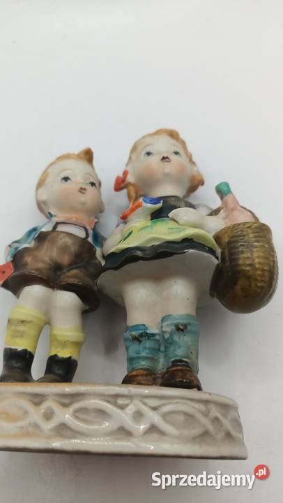 Figurka porcelana Dzieci brat i siostra Japonia Porcelana i szkło Zamość sprzedam