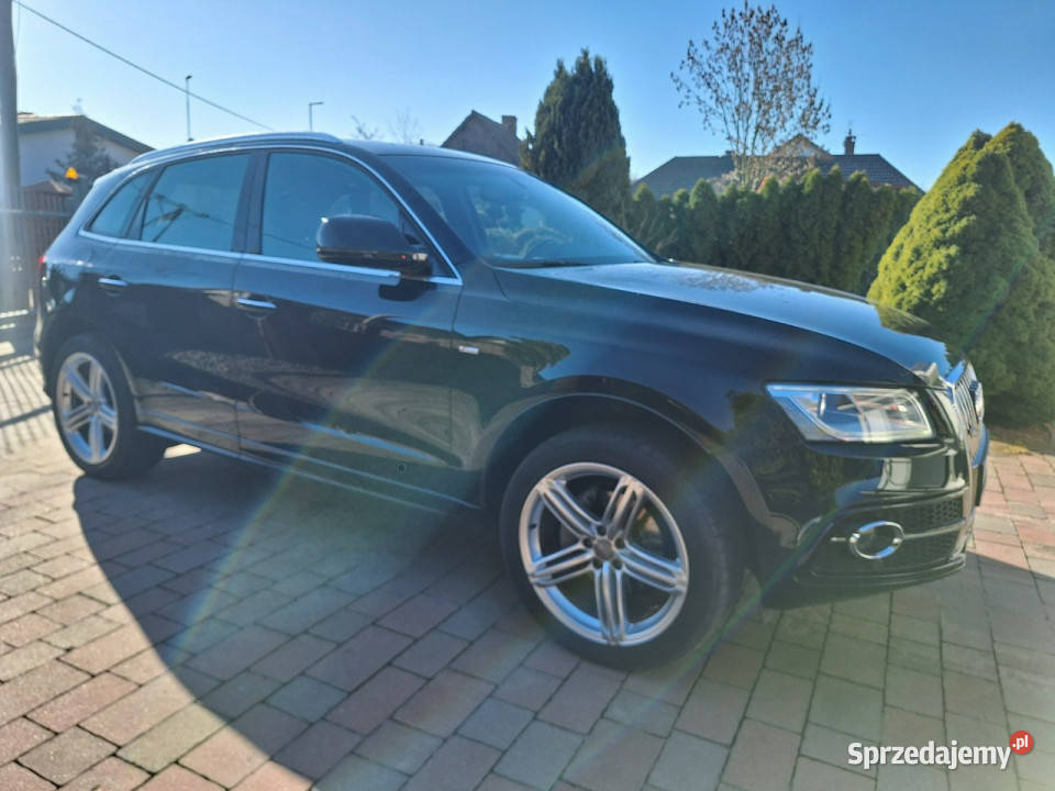 Audi Q5 SLine 4X4 Kamera Navi Skóry Xenon Stan pełny VAT Załom sprzedam
