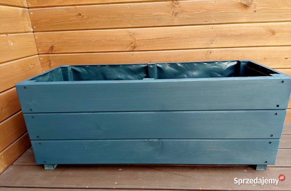 Donica drewniana ogrodowa 80x40x40 Radomsko sprzedam