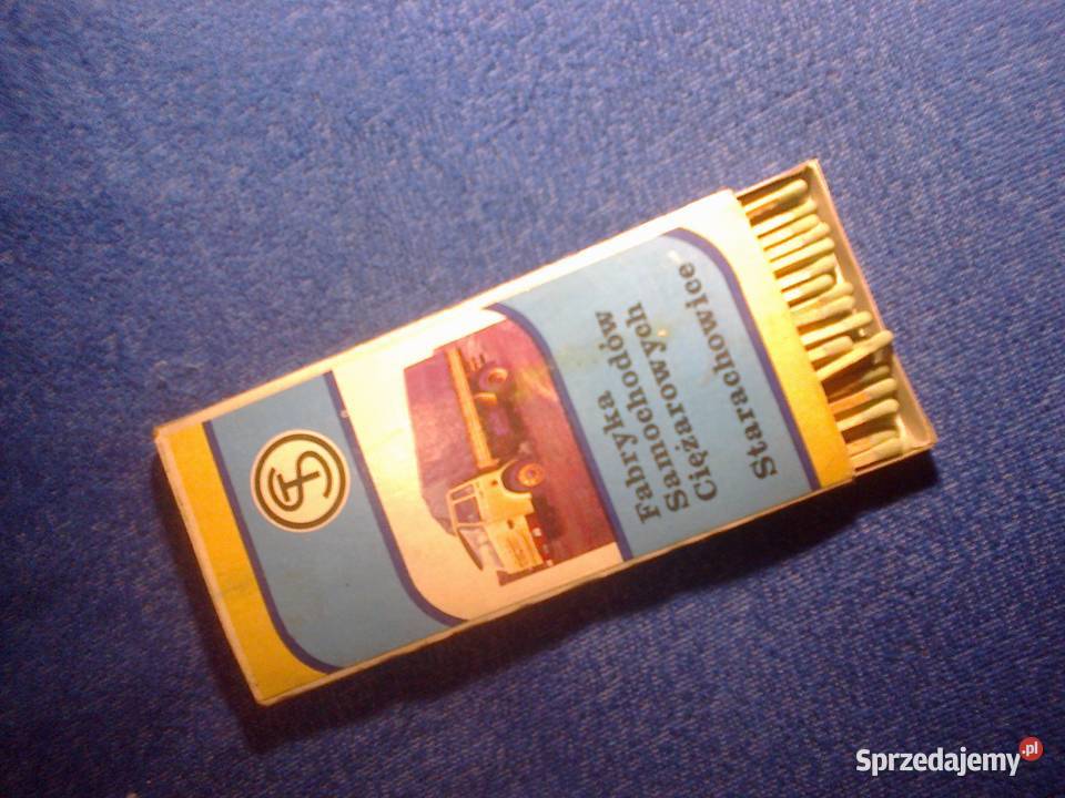 Zapałki filumenistyczne PRL Pobiedziska