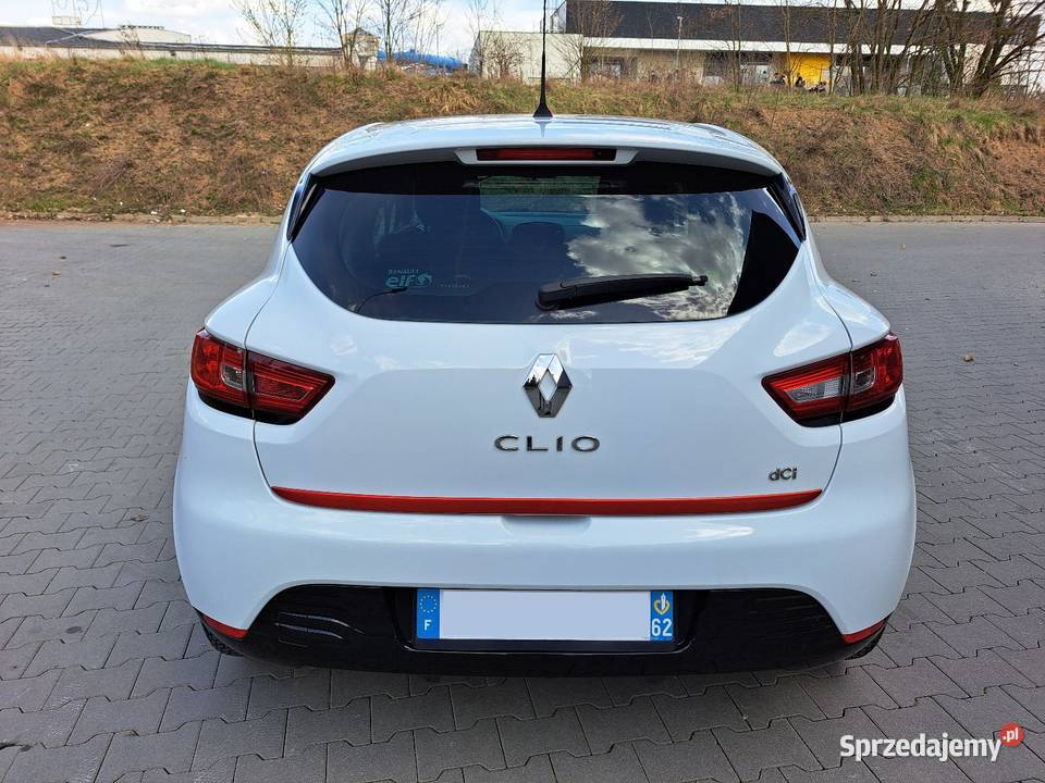 Renault Clio IV LIMITED 15 dCi 90 Alu Klima Navi welurowa tapicerka wielkopolskie Koziegłowy