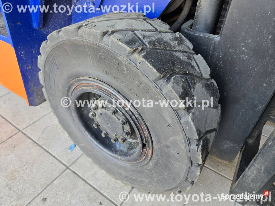 Wózek widłowy TOYOTA 5FG15 TOYOTA 5FGF15 widlak gaz śląskie Mysłowice sprzedam