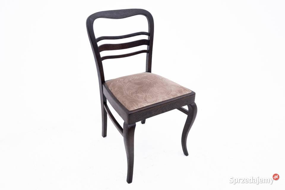 Rozkładany stół z 4 krzesłami w stylu Art Deco Chorzów sprzedam