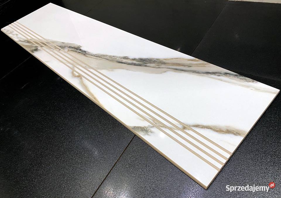 MARMUR NA SCHODY Calacatta Carrara stopnica łódzkie Łask