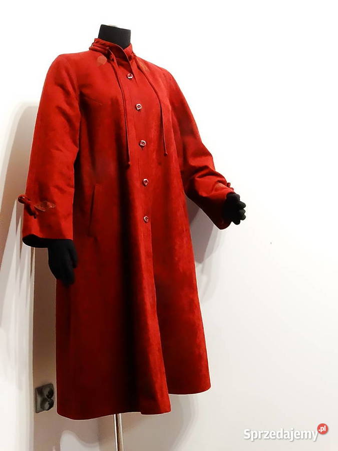 Płaszcz bordowy damski jesienny rozmiar 40 lubelskie