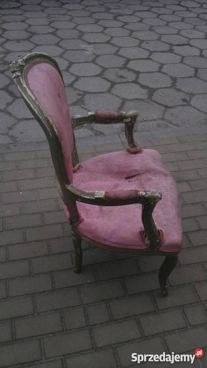 Stary fotel Ludwik do renowacji Gdańsk