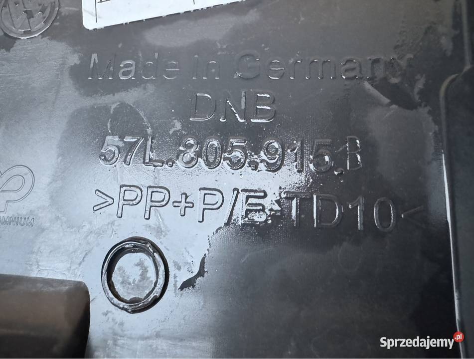 Płyta osłona pod zderzak przód vw Volkswagen Rok produkcji 2025 Międzychód