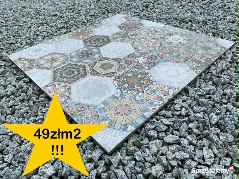 Wyprzedaż Gres PATCHWORK HEXAGON COLOUR 60x60 Grójec sprzedam