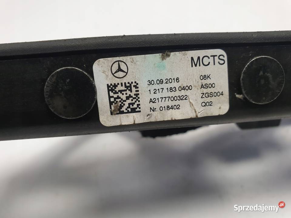 Mercedes A205 W205 Cabrio ZAMEK DACHU Rudka