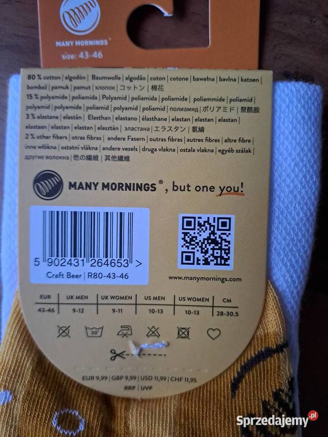 Many Mornings Skarpety Beer Piwo Piwa Craft Beer Warszawa sprzedam