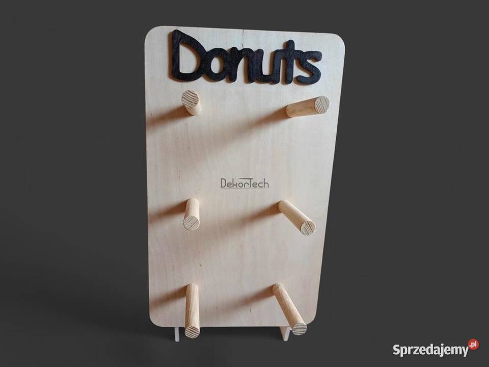 Stojak tablica na donuty pączki małopolskie Chomranice