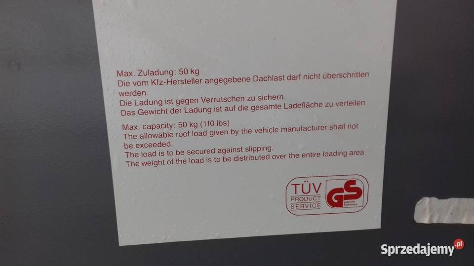 Porządny niemiecki Box dachowy Jetbag Thule opolskie Otmuchów