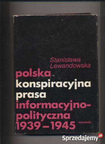 Polska konspiracyjna prasa informacyjno zachodniopomorskie sprzedam