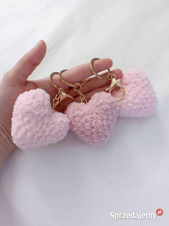 Brelok serce handmade szydełko walentynki Rzeszów sprzedam