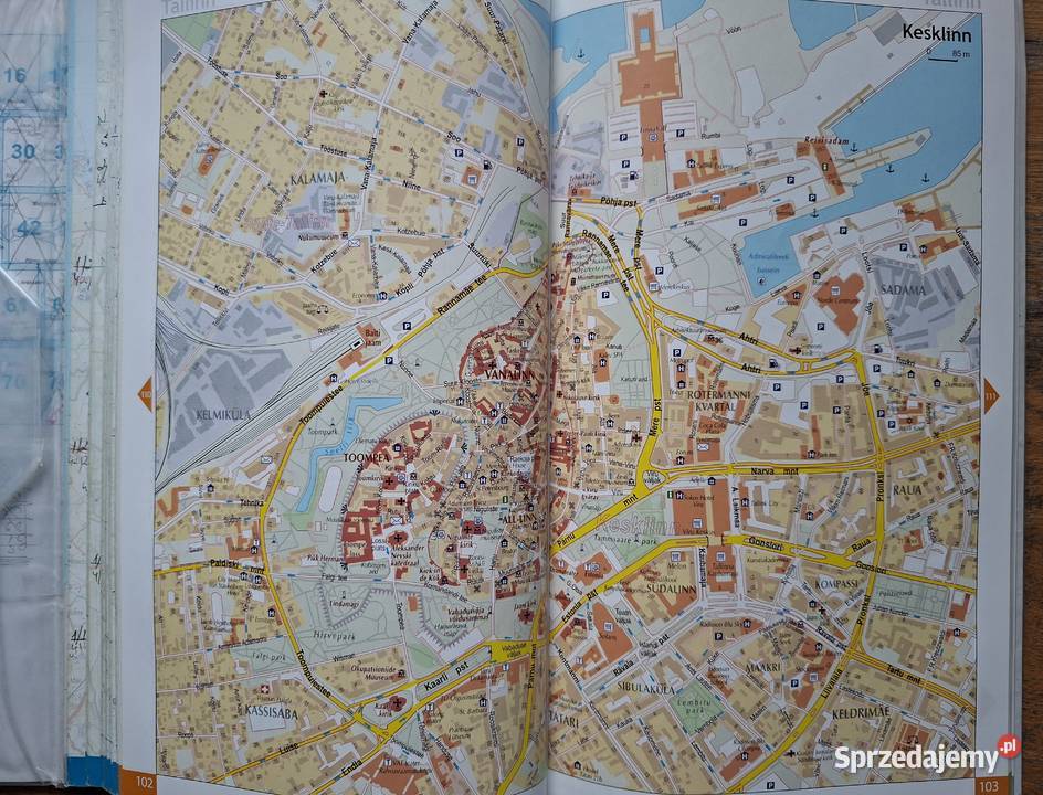 Esti teede atlas Road atlas 1 175 000 Mapy i przewodniki Kraków