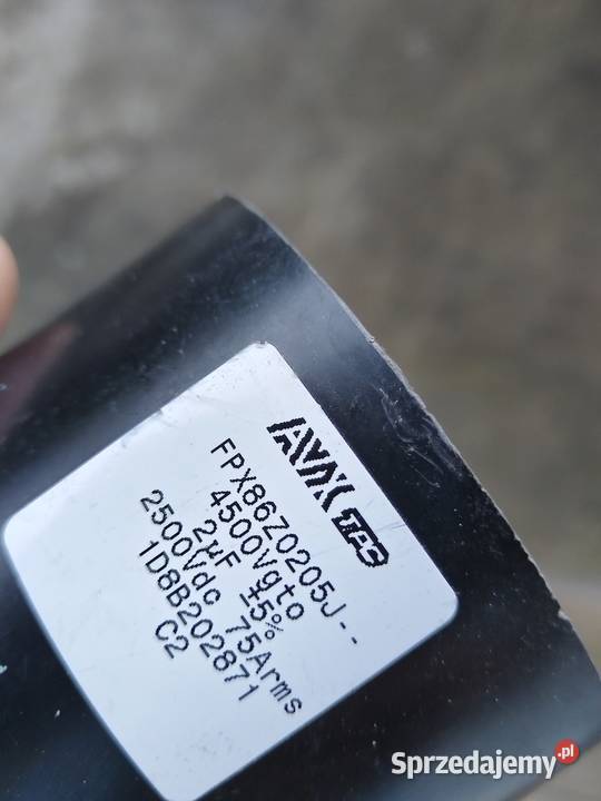 Kondemsator 2uF 2500Vdc Nowe Miasto Lubawskie sprzedam