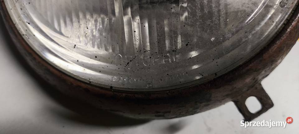 Lampa klosz odbłyśnik ramka oprawka żarówki jawa Lutoryż