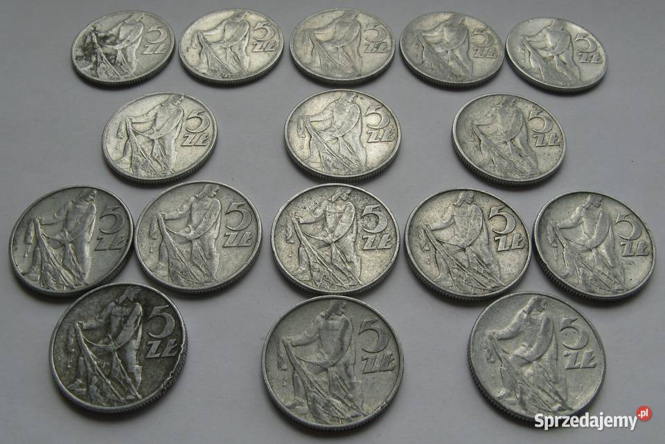 5 złotych 1974 rybak inne Patrz opis Dąbrowa Górnicza