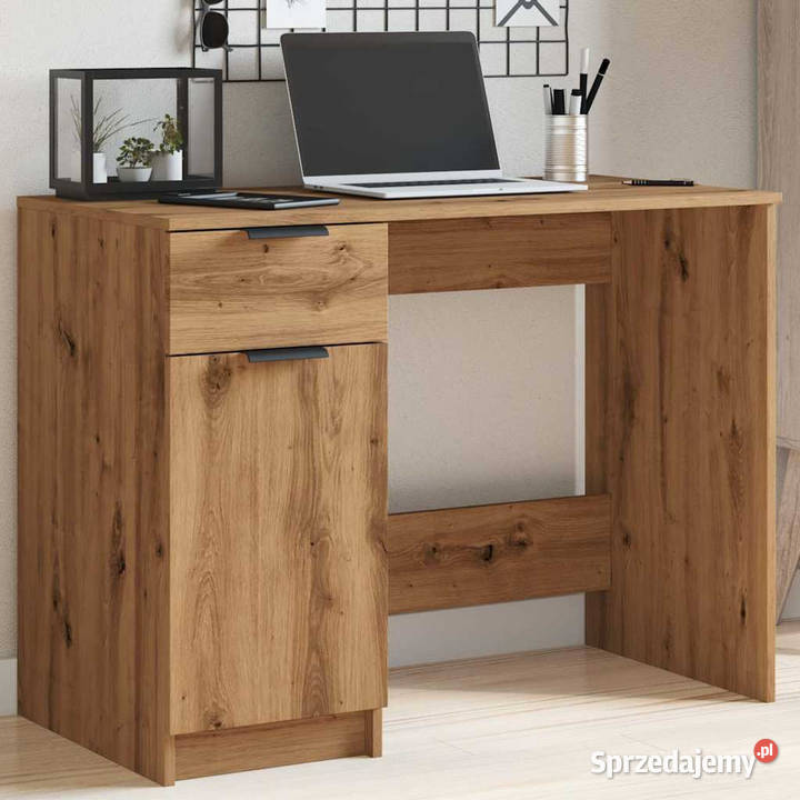 Biurko dąb artisan 100x50x75 materiał