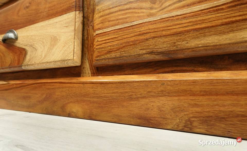 Stylowy regał z litego drewna palisander Jerka sprzedam