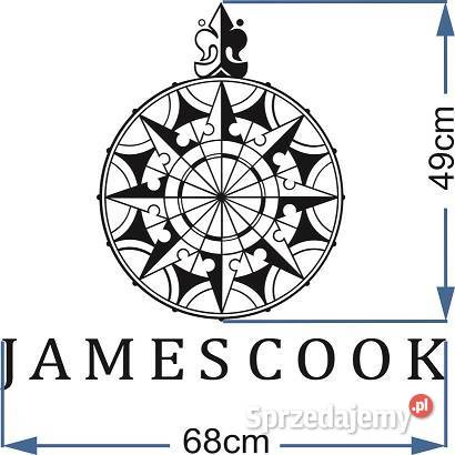 Naklejka James Cook Róża wiatrów Mercedes Mierzęcice