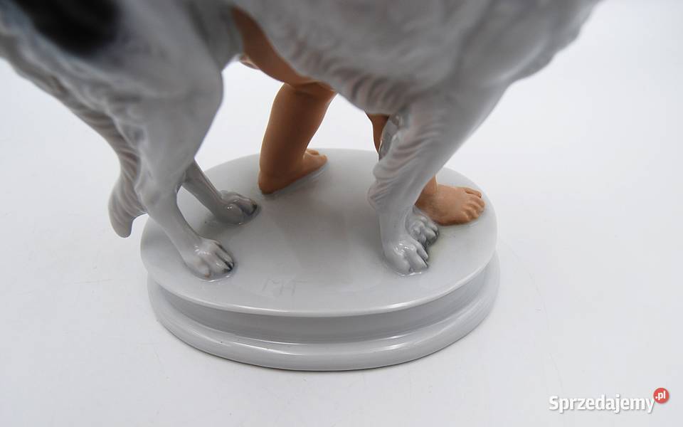 Porcelana Rosenthal figurka Dziecko z chartem