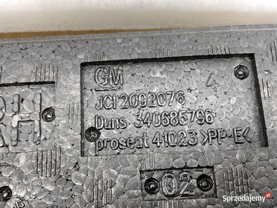 BOCZEK DRZWI PRAWY PRZÓD OPEL ZAFIRA C Minivan podkarpackie