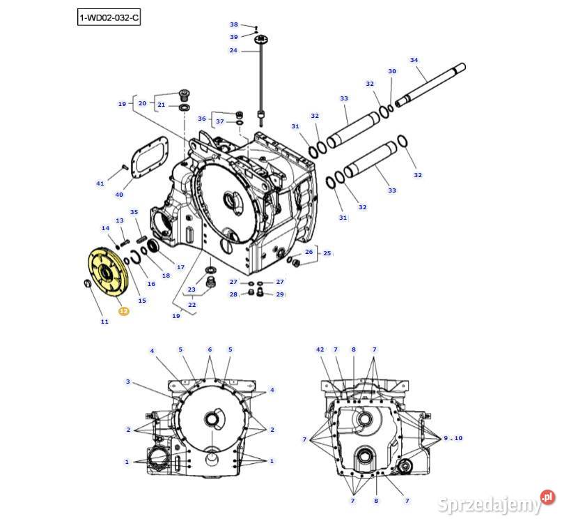 Tłumik drgań skrętnych AGCO E931100420080 sprzedam