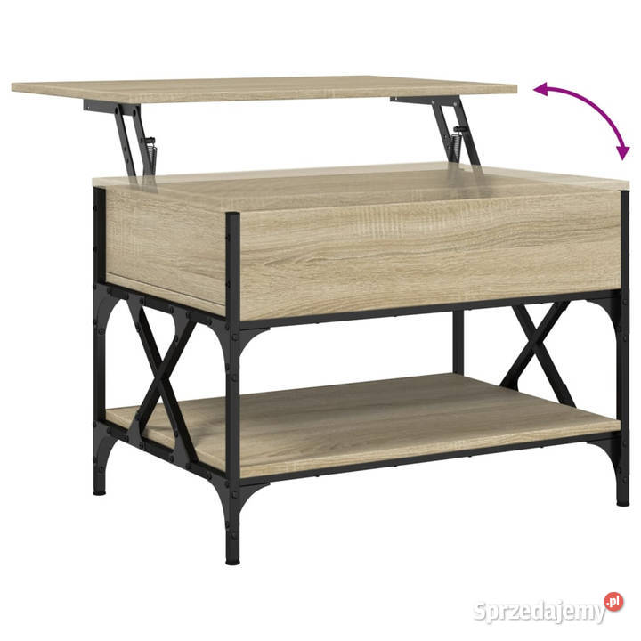 Stolik kawowy dąb sonoma 70x50x50 WM845352 Warszawa sprzedam