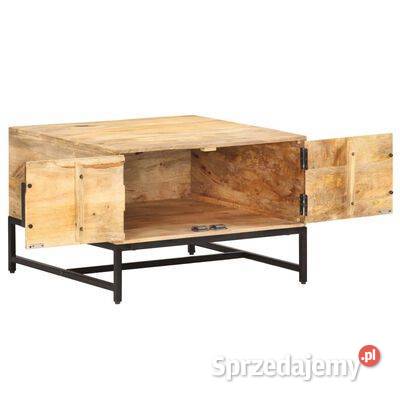 vidaXL Stolik kawowy 67 x 67 x 45 lite drewno Stoliki kawowe i ławy Warszawa