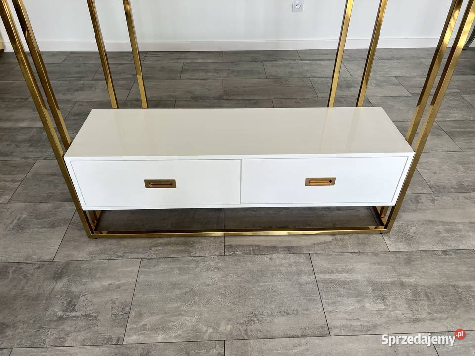 Regał złoty ze stali nierdzewnej Anew White Golkowice
