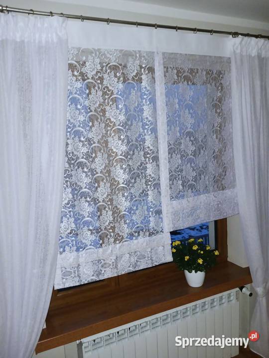 Firany komplet ekrany i boczki