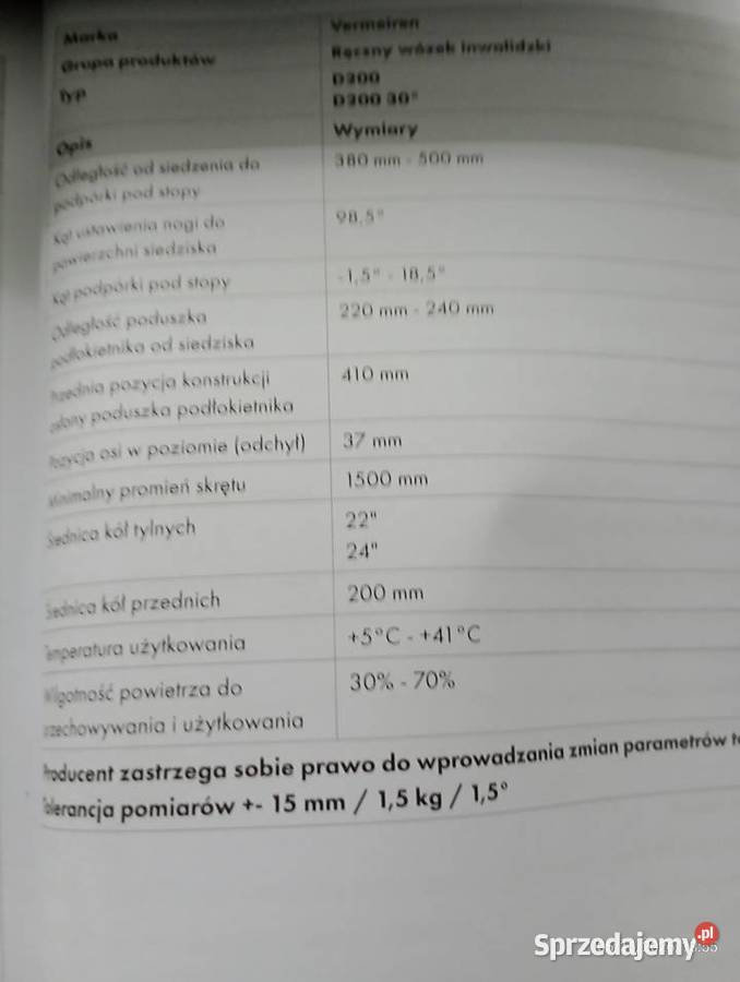 Wózek inwalidzki Zdrowie Pisz sprzedam