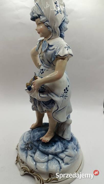 Figurka porcelanowa dziewczyna z mnóstwem owoców Zamość sprzedam