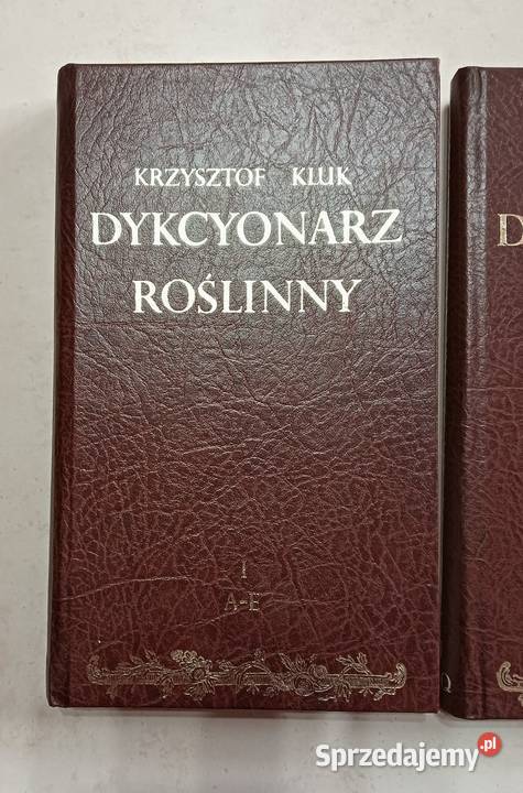 Krzysztof Kluk Dykcyonarz roślinny 1805 komplet Katowice sprzedam