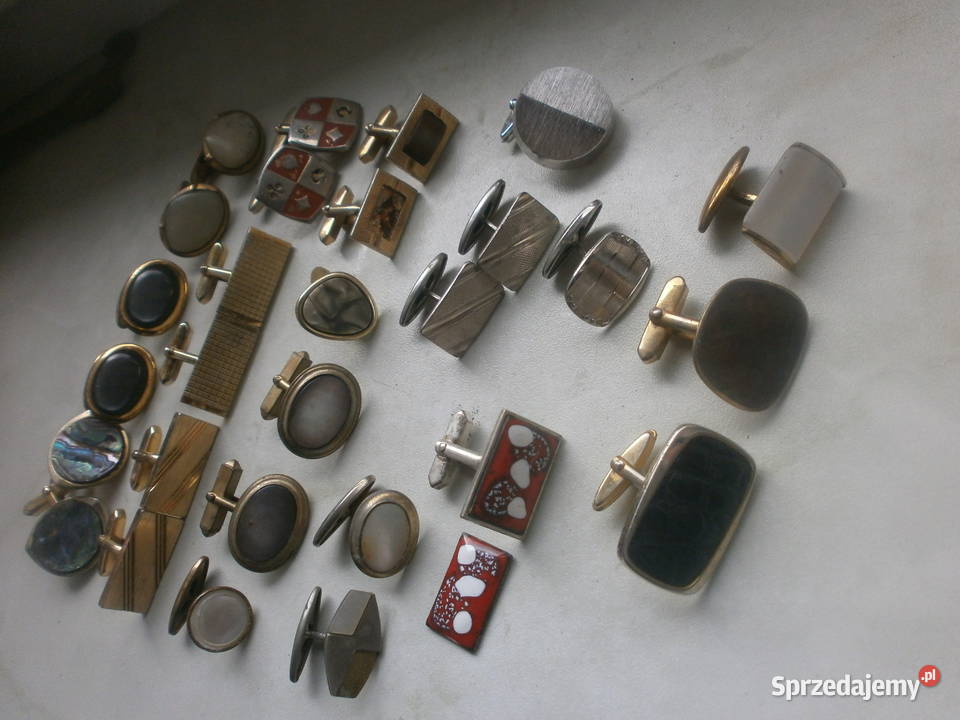 spinki do mankietów stare rózne Zielona Góra