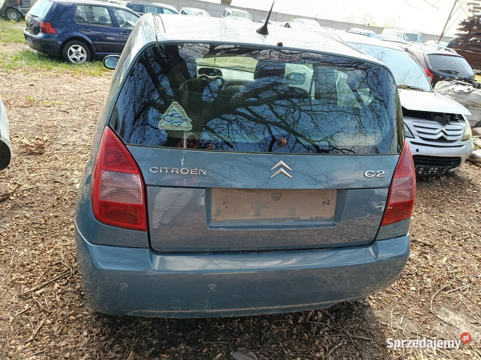 Citroen C2 14 54 kW 2003 r dawca części manualna Szklarka Myślniewska