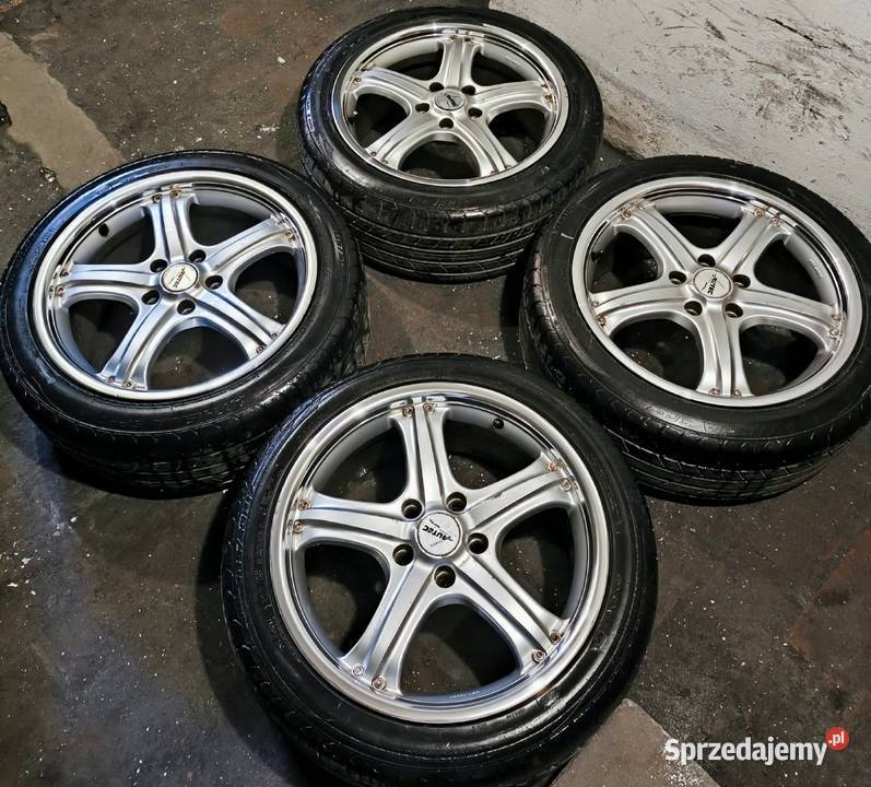Autec Stratos 17 8J 5x112 polerowane ranty opony Opole
