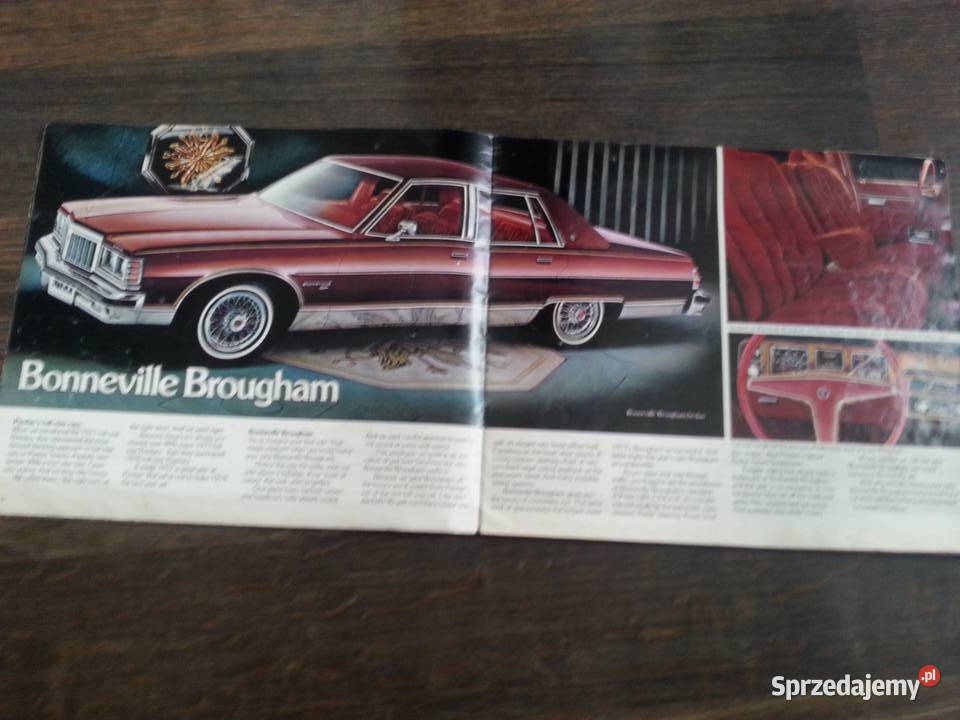 prospekt Pontiac 1978 Poradniki, albumy i reportaże Dywity