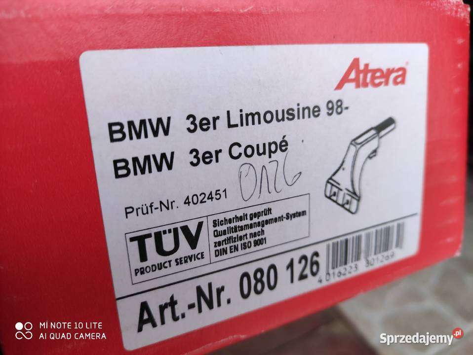 BMW 3 1998 bagażnik bazowy Atera Legnica
