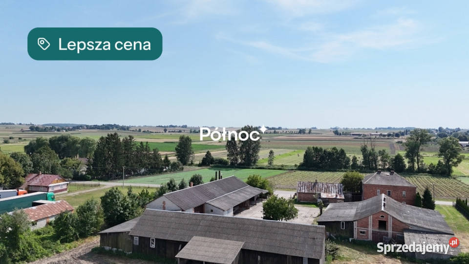 Budynki gospodarcze i dom w Mołożowie Nieruchomości Mołożów sprzedam
