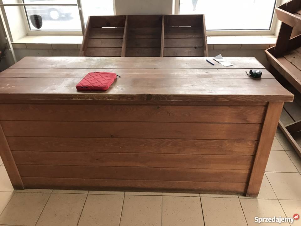 lada sklepowa drewniana