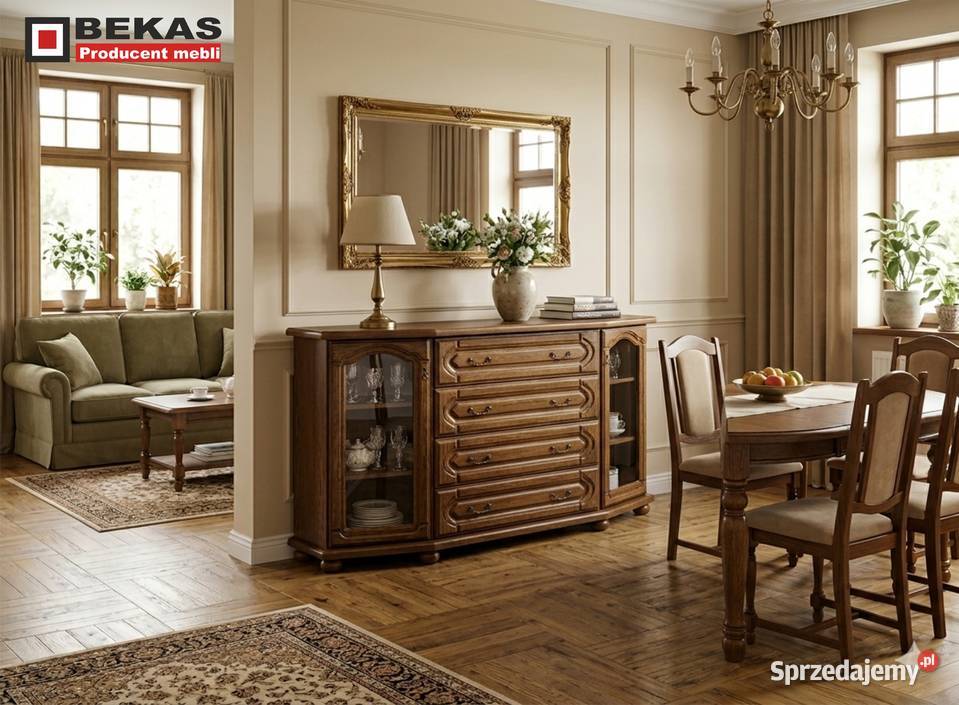 Stylowa Duża Komoda 180 Wysoka 4SFloT Bekas Nowa 103cm śląskie Katowice