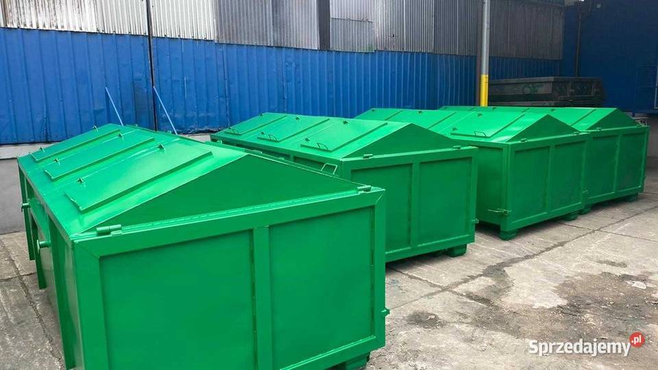 Kontener KP 7 zamknięty śmietnik Żarów