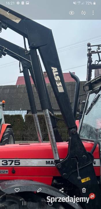 Ładowacz czołowy STOLL ALS3 Massey Ferguson 375 Krzczonów Pierwszy sprzedam