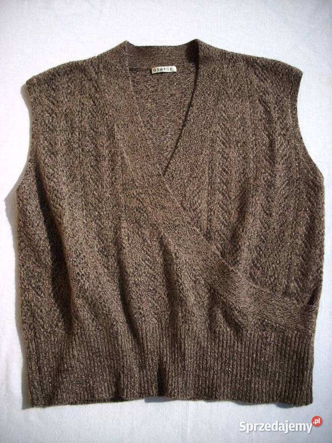 GEORGE Sweter Kamizelka Ażur j NOWA 50 52 Nowy Sącz sprzedam