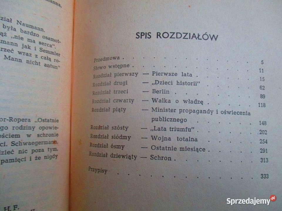 GOEBBELS RManvell historia wojna Hitler Rzesza Łódź