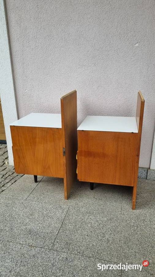 Szafka Nocna MOJMIR POZAR Komoda Design PRL śląskie Bytom