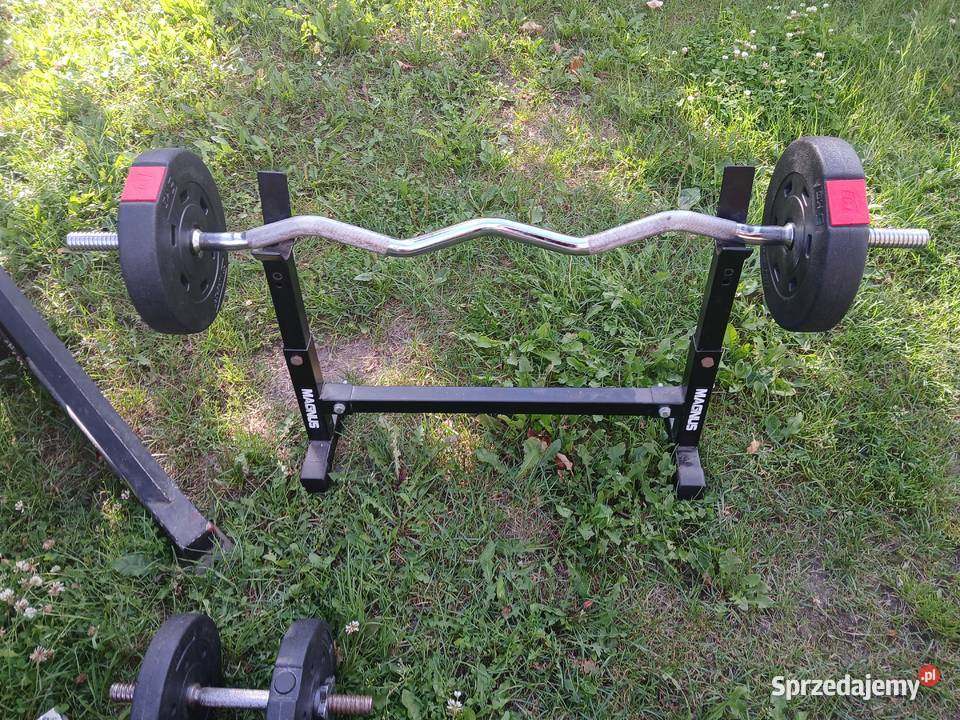 Siłownia sprzęt sportowy pas drążek ławka do Śliwice
