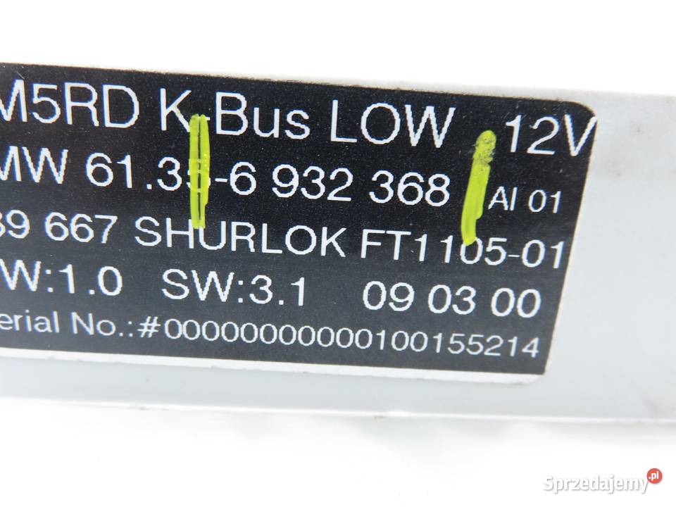 MODUŁ KOMFORTU BMW 3 E46 6932368 osobowe małopolskie